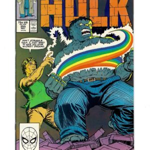 Incredible Hulk Comic 355 Copper Age First Print 1989 David Purves Marvel VF+