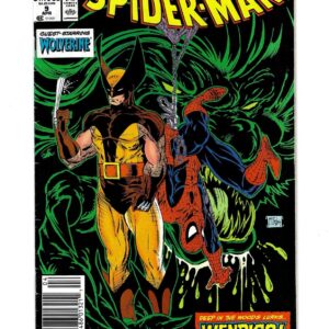 Spider-Man #9 Newstand  Todd McFarlane  Guest Starring Wolverine VG