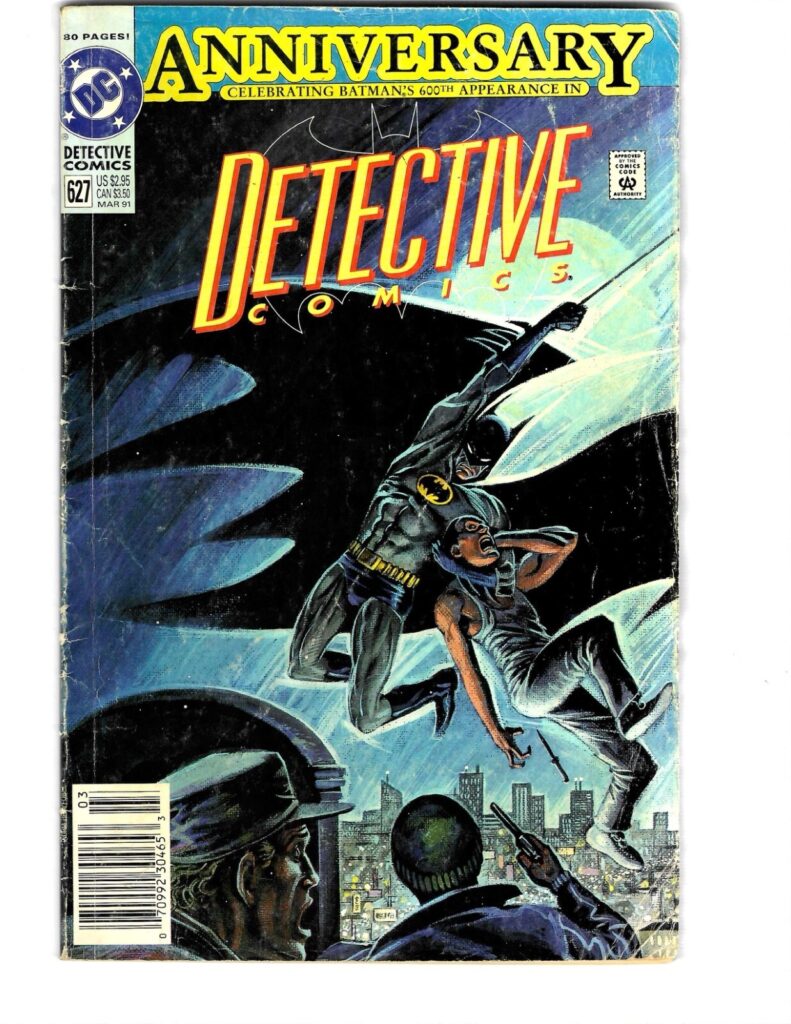 Detective Comics Batman #627 Newsstand Breyfogle Cvr 1991 DC Comics