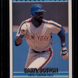 1992 Donruss Daryl Boston #612 Mets Centerfield