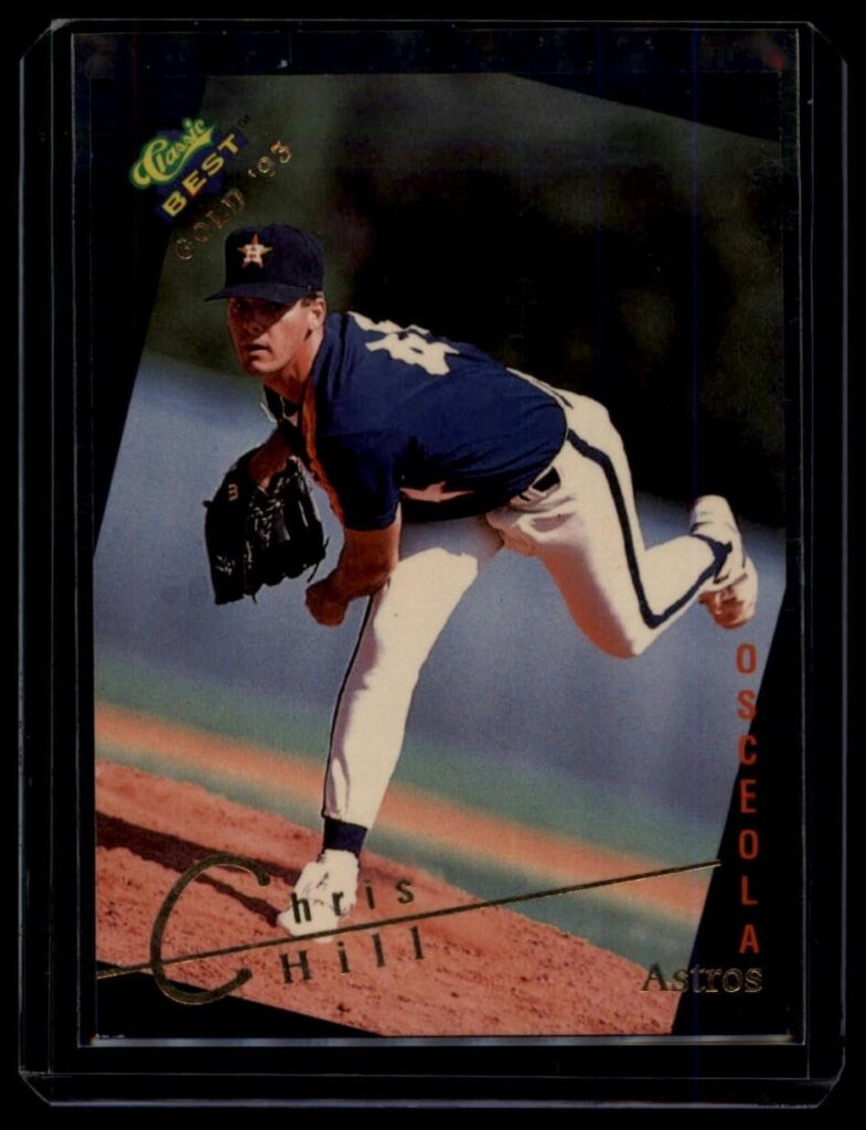 1993 Classic Best Gold Minor League Chris Hill #66 Osceola Astros Pitcher