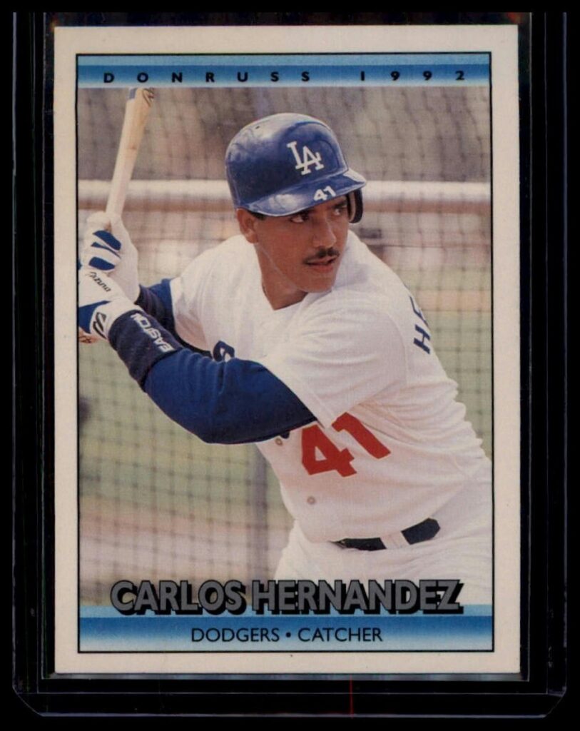 1992 Donruss Carlos Alberto Hernandez #778 Dodgers Catcher