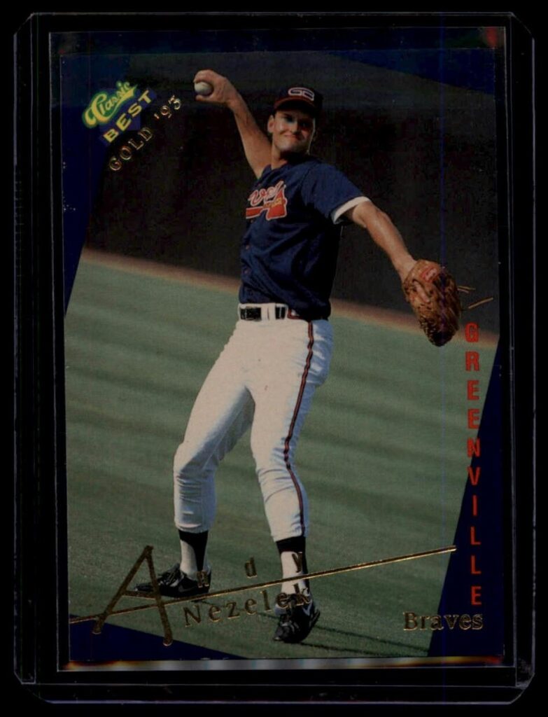 1993 Classic Best Gold Minor League Andy Nezelek #19 Greenville Braves Pitcher