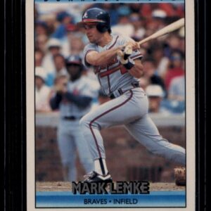 1992 Donruss Mark Lemke #606 Atlanta Braves Infield