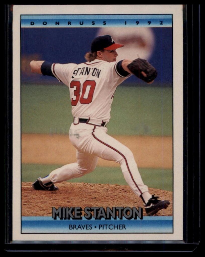 1992 Donruss Mike Stanton #780 Braves Pitcher