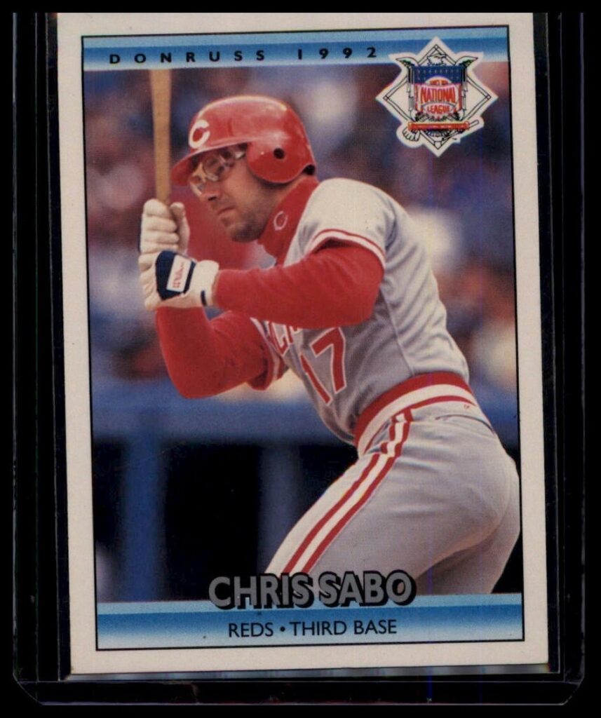 1992 Donruss All Star Chris Sabo #424 Reds Third Base