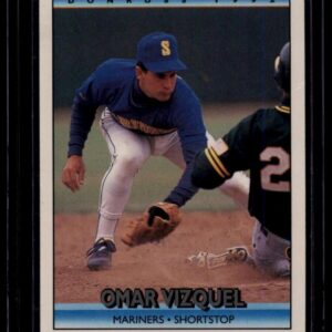 1992 Donruss Omar Vizquel #641 Mariners Shortstop