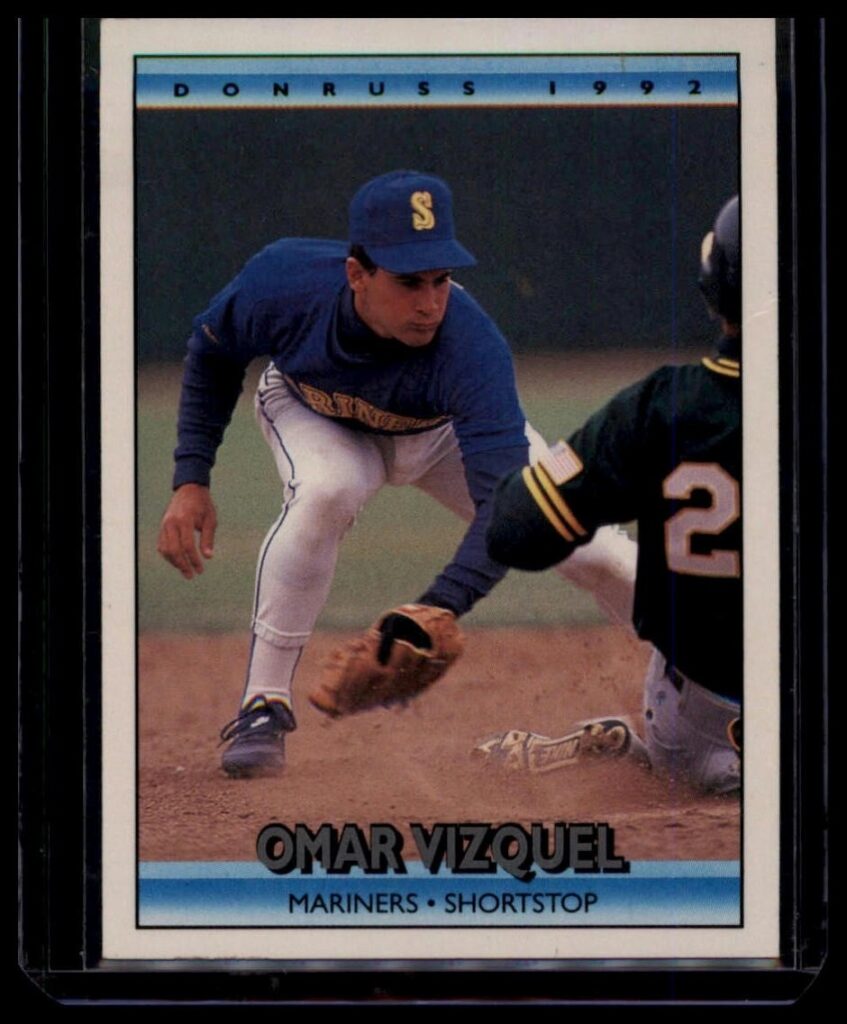 1992 Donruss Omar Vizquel #641 Mariners Shortstop