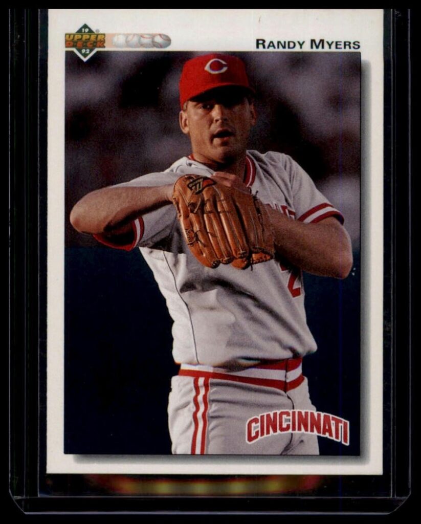 1992 Upper Deck Randy Myers #278 Reds Pitcher