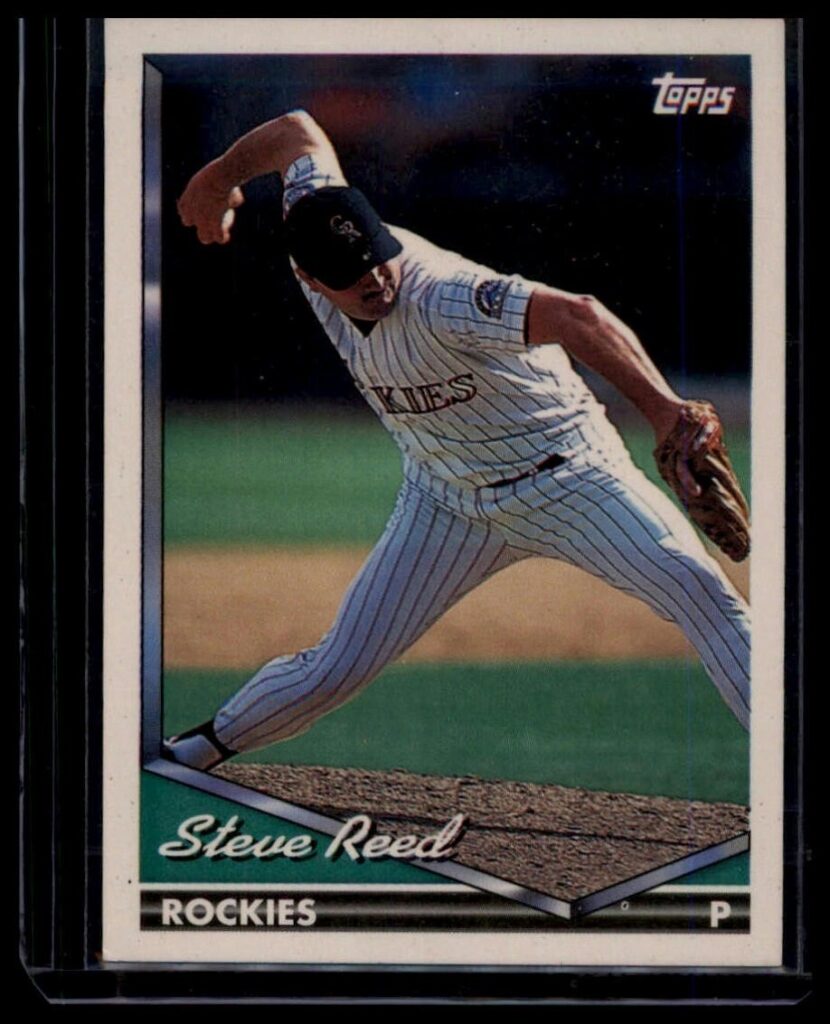 1994 Topps Steve Reed #627 Rockies Pitcher