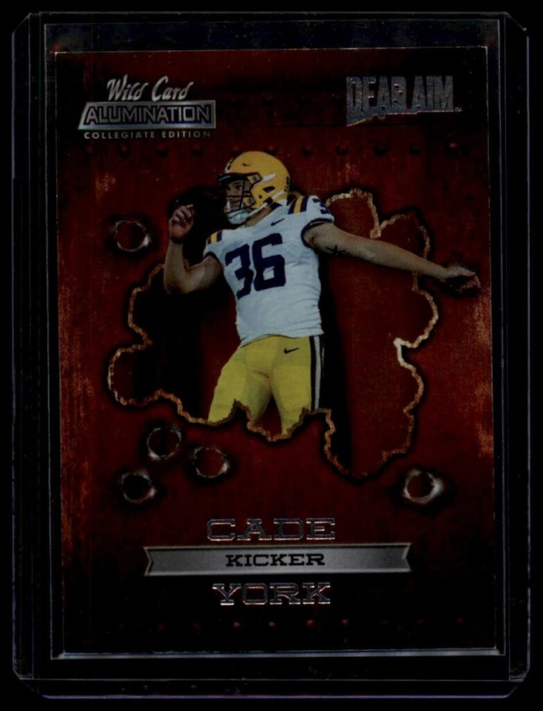 2021 Wild Card Alumination Collegiate Edition Dead Aim Cade York ANDA-25 Kicker
