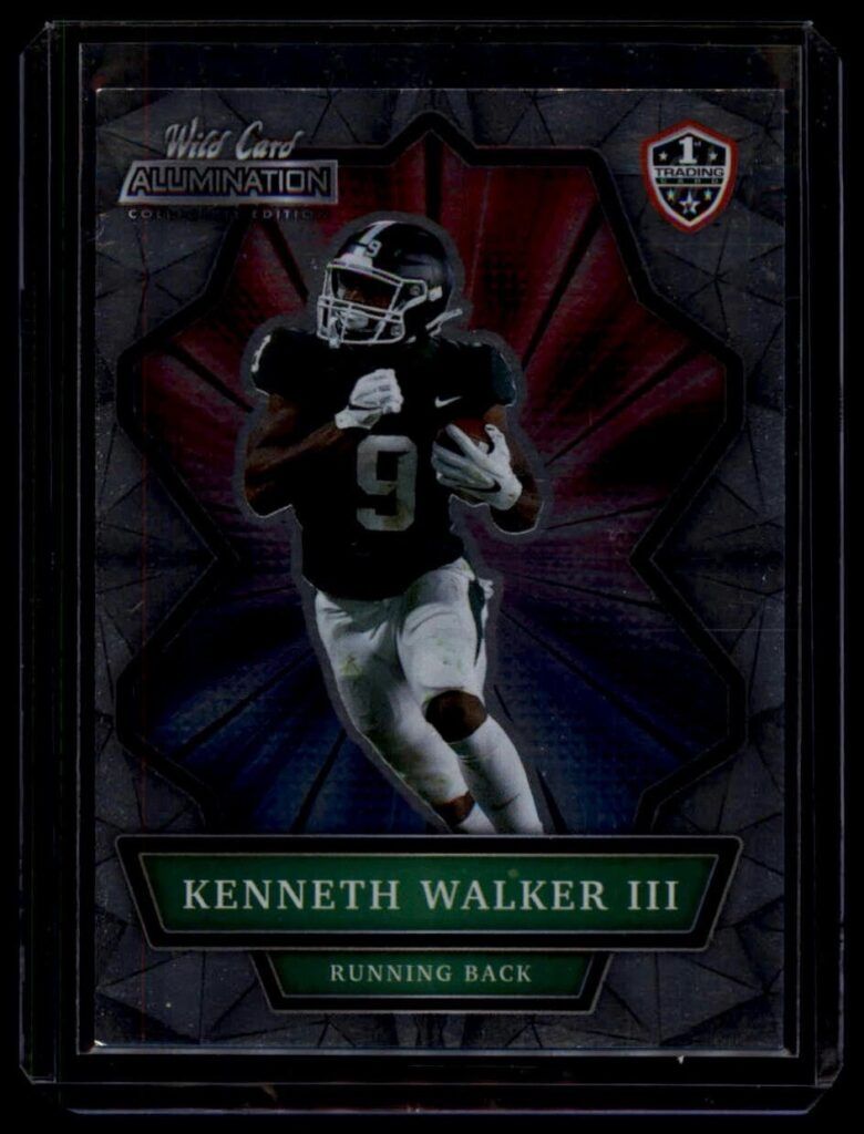 2021 Wild Card Alumination #ANBC-50 Kenneth Walker III Michigan St Running Back