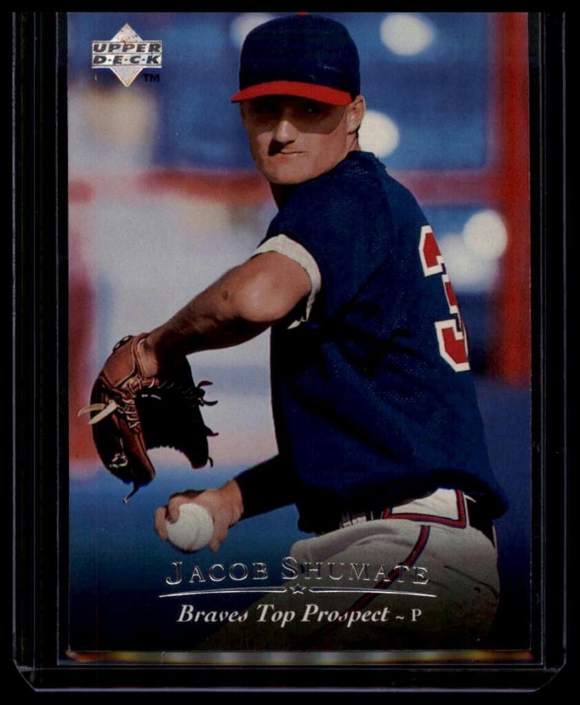 1995 Upper Deck Minor League Braves Top Prospect Jacob Shumate #191 (RC)