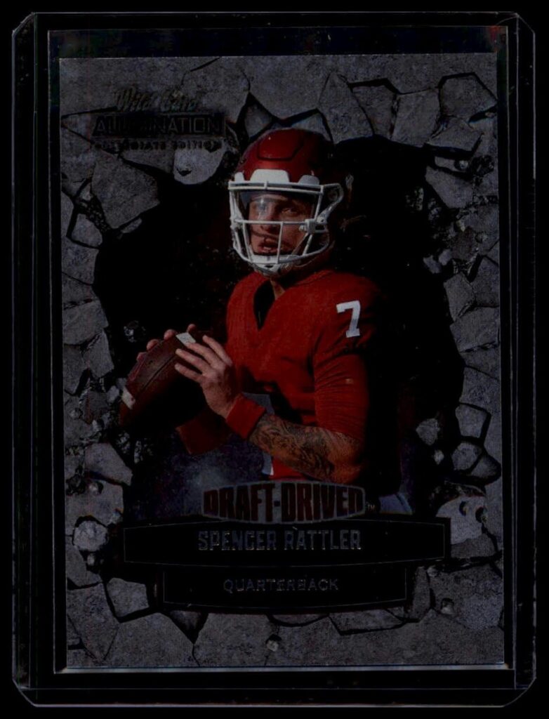 2021 Wild Card Alumination NIL #ANDD-44 Spencer Rattler Draft-Driven Quarterback