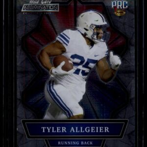 2021 Wild Card NIL Alumination Tyler Allgeier ANBC-80 BYU Running Back PRC