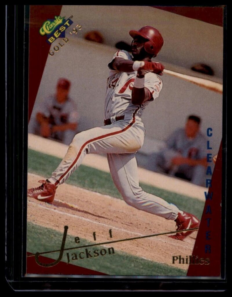 1993 Classic Best Gold Minor League Jeff Jackson #99 Clearwater Phillies