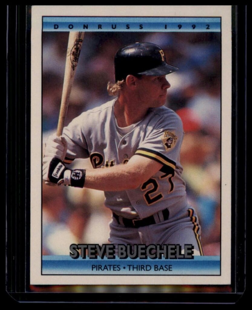 1992 Donruss Steve Buechele #699 Pittsburgh Pirates Third Base