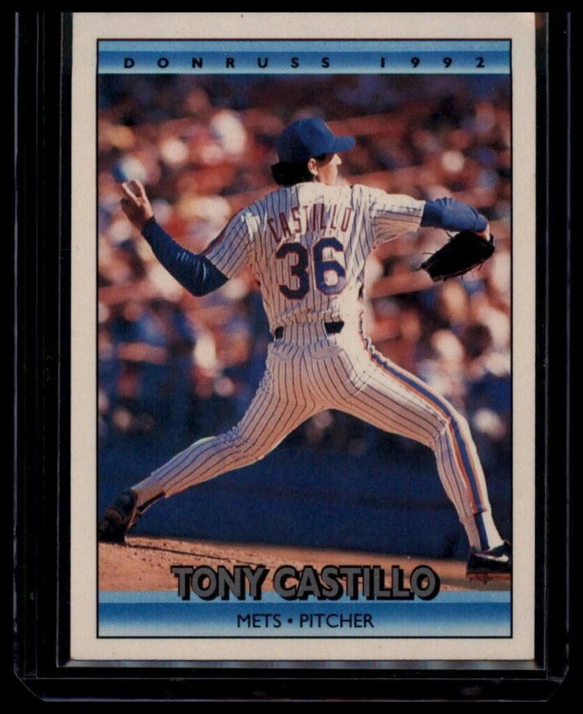 1992 Donruss Tony Castillo #739 Mets Pitcher