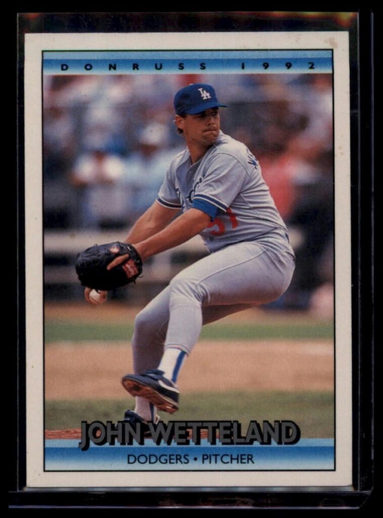 1992 Donruss John Wetteland #627 Dodgers Pitcher