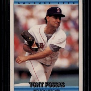 1992 Donruss Tony Fossas #645 Red Sox Pitcher
