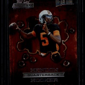 2021 Wild Card Alumination Dead Aim Silver Foil Lettering Hendon Hooker #ANDA-14