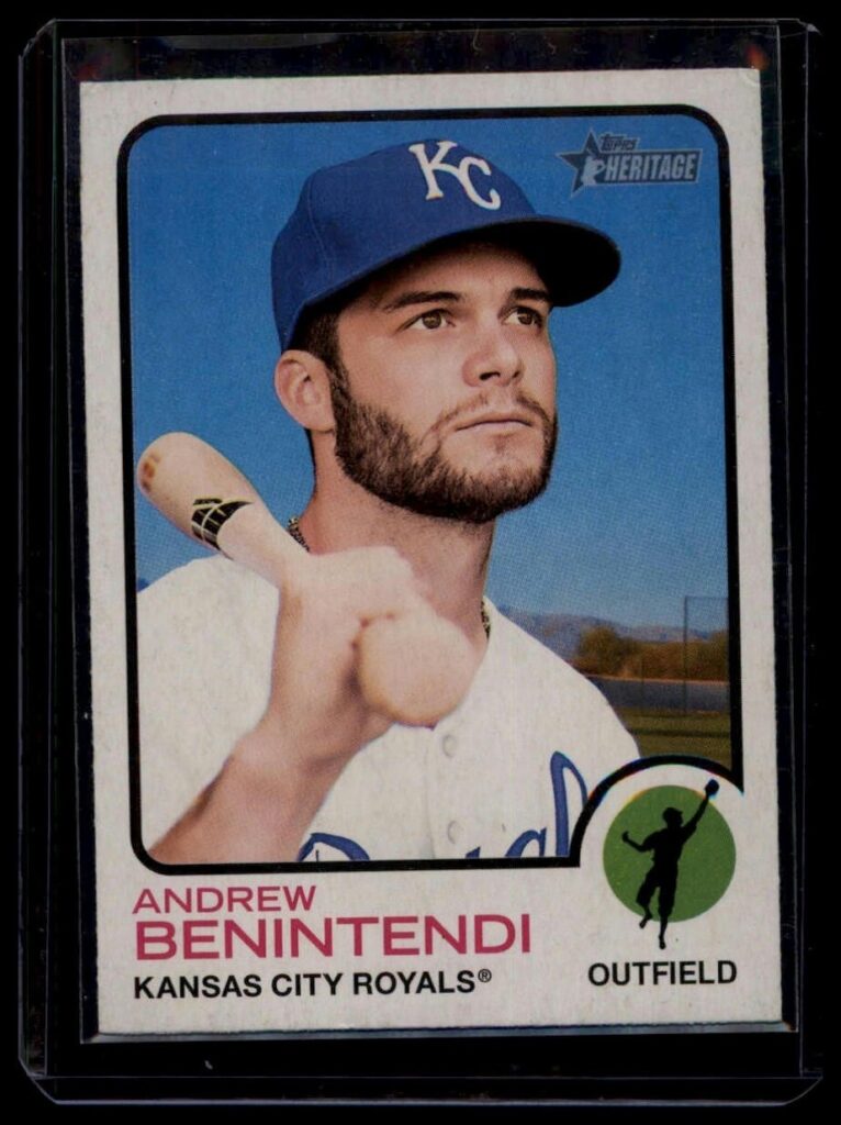 2022 Topps Heritage #30 Andrew Benintendi Kansas City Royals