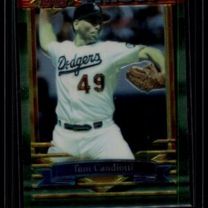 1994 Topps Finest Tom Candiotti #107 Refractor Los Angeles Dodgers