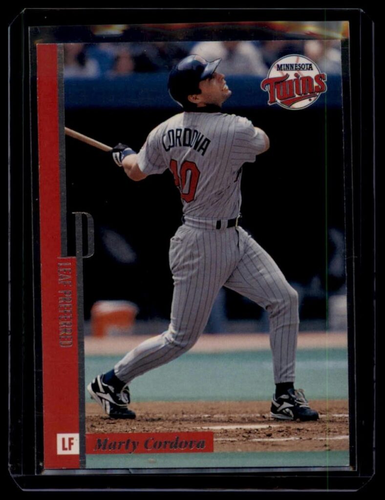 Marty Cordova #54 1996 Leaf Preferred Minnesota Twins