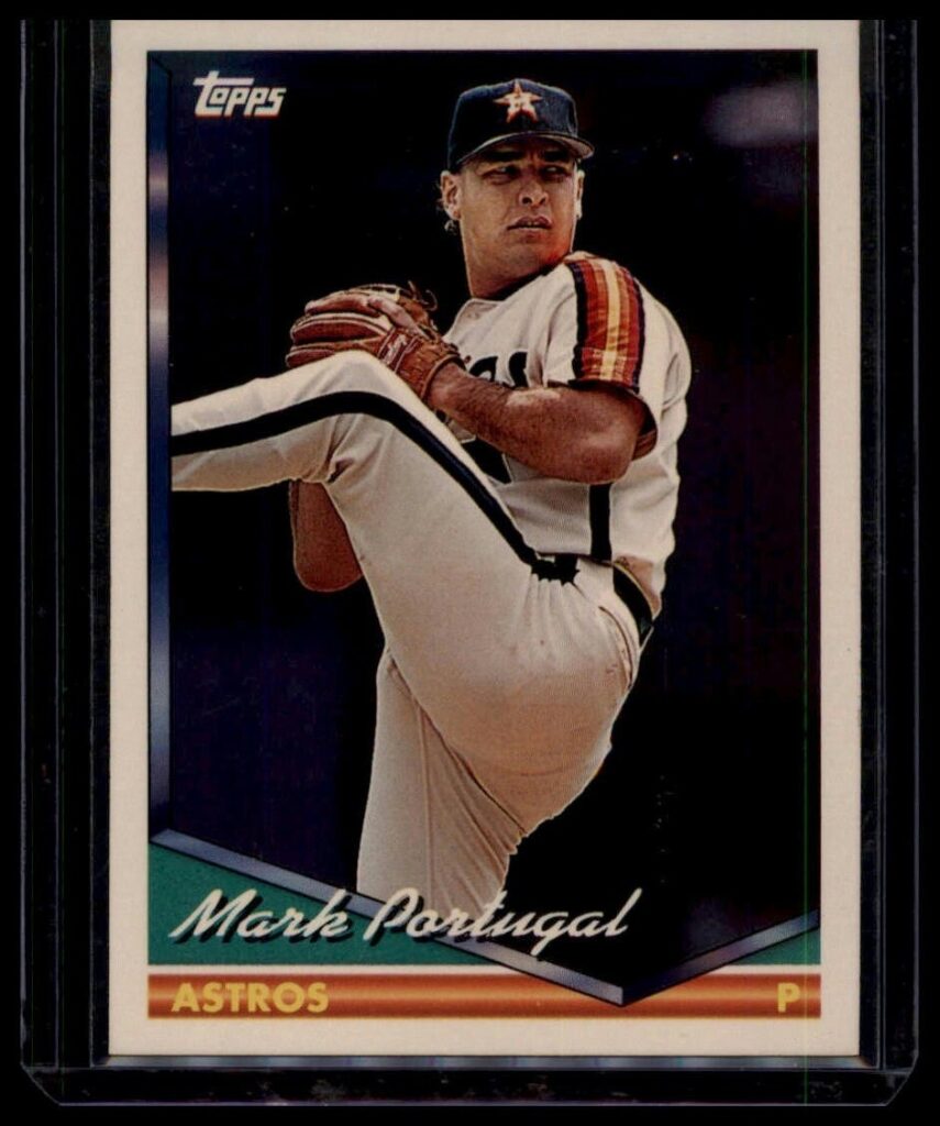 1993 Topps Mark Portugal #335 Astros Pitcher