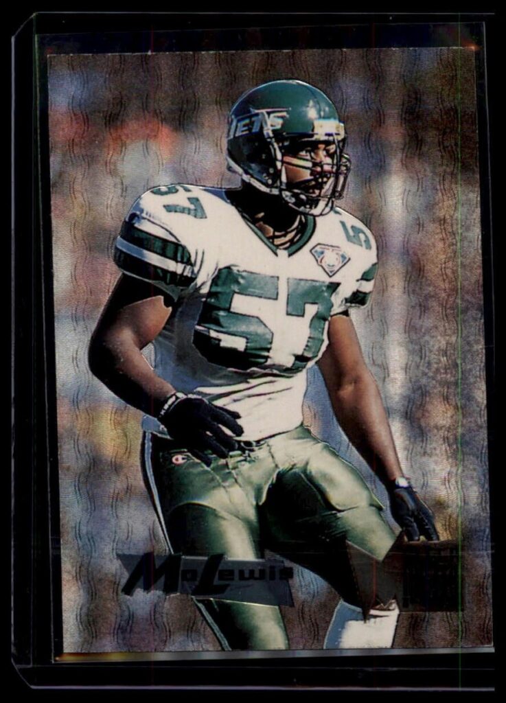 1995 Fleer Metal Mo Lewis #134 New York Jets