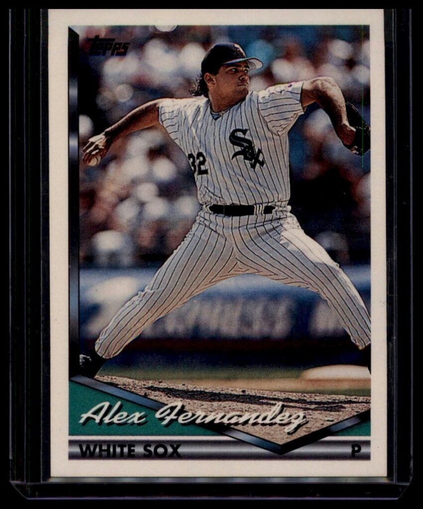 1994 Topps Alex Fernandez #599 White Sox Pitcher