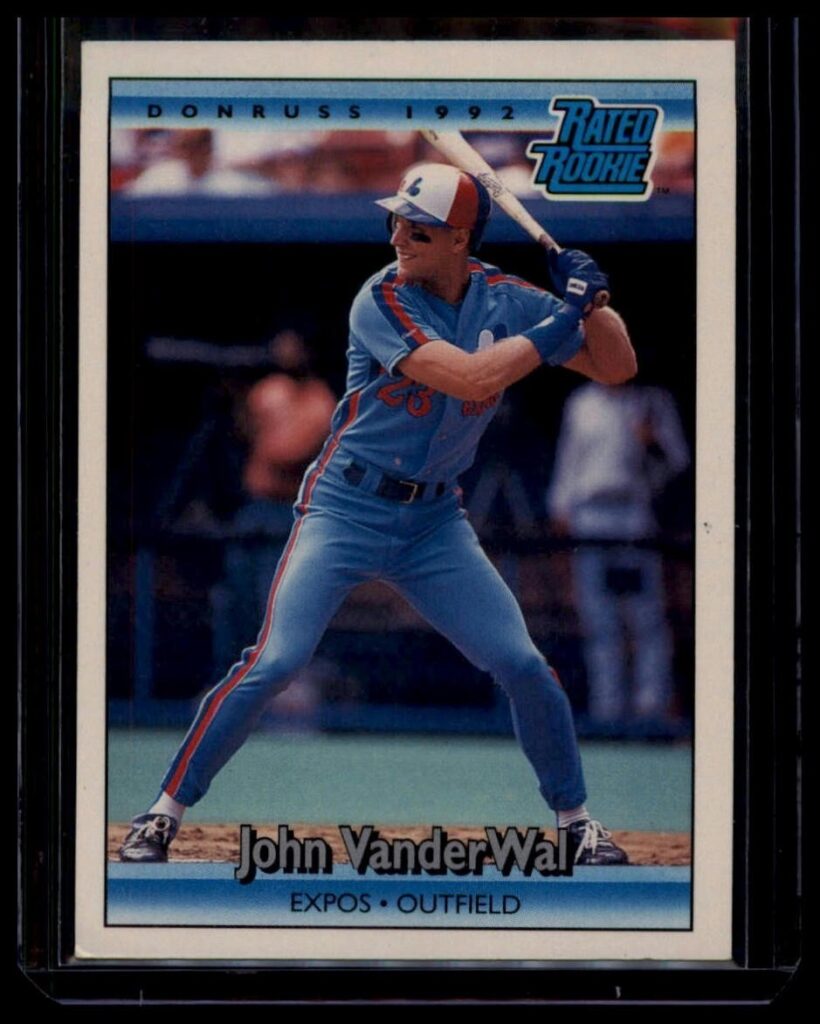 1992 Donruss John VanderWal #414 Expos Outfield