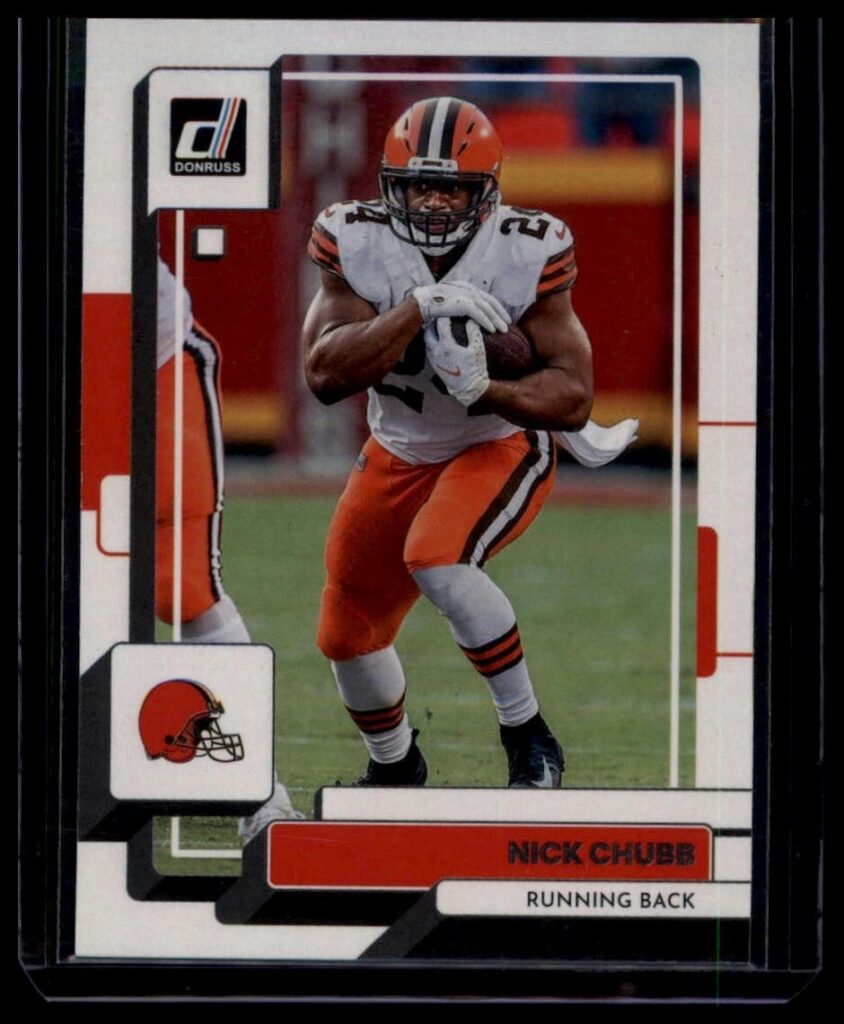 2022 Panini Donruss Nick Chubb #210 Cleveland Browns Running Back