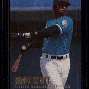 Devon White #U135 1996 Fleer Update Florida Marlins