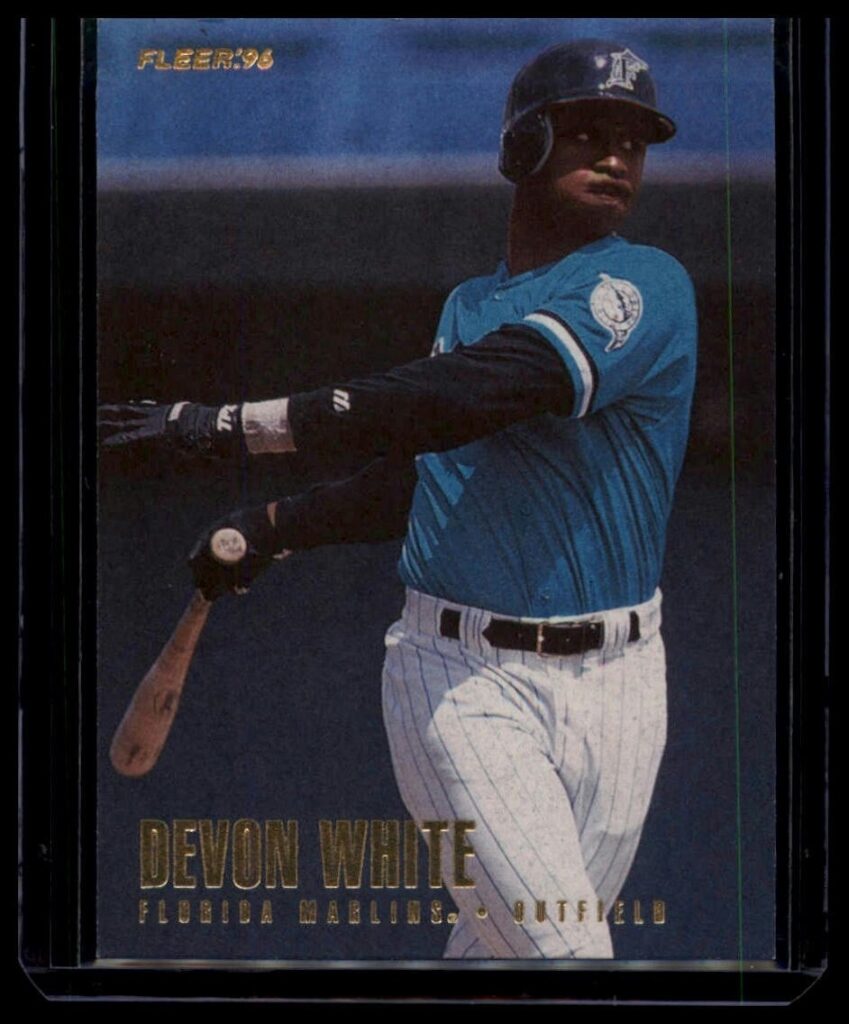 Devon White #U135 1996 Fleer Update Florida Marlins