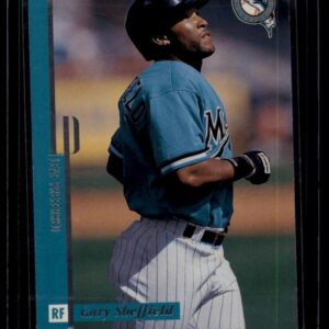 1996 Leaf Preferred Gary Sheffield #27 Florida Marlins RF