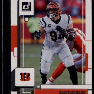 2022 Panini Donruss Sam Hubbard #201 Cincinnati Bengals