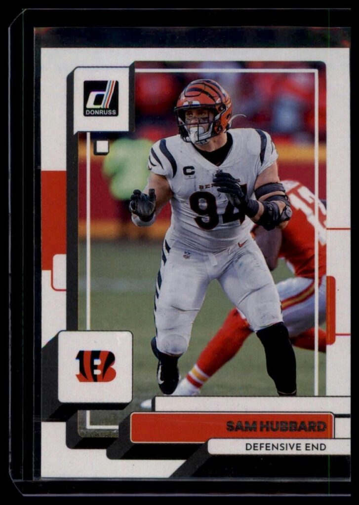 2022 Panini Donruss Sam Hubbard #201 Cincinnati Bengals