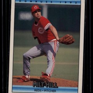 1992 Donruss Milt Hill #659 Reds Pitcher
