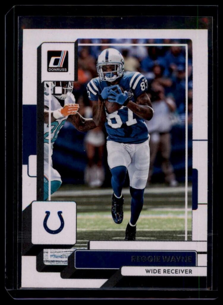 2022 Panini Donruss Reggie Wayne #51 Colts Wide Receiver