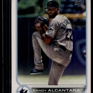 2022 Topps Series 2 Sandy Alcantara #606 Miami Marlins Pitcher