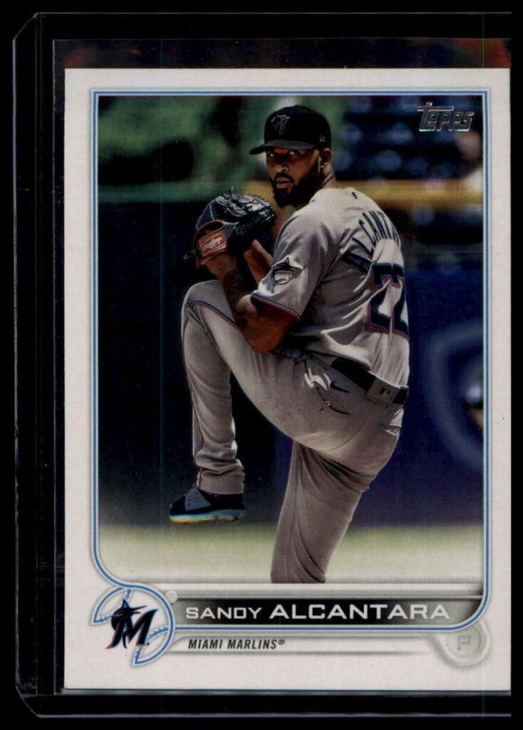 2022 Topps Series 2 Sandy Alcantara #606 Miami Marlins Pitcher