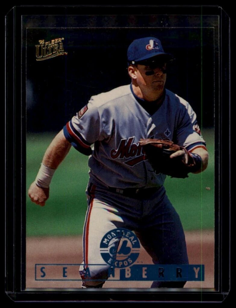 1995 Fleer Ultra Sean Berry #187 Montreal Expos