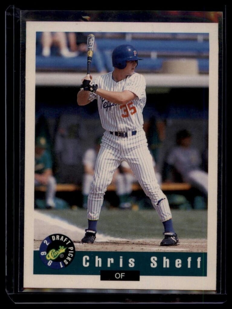 1992 Classic Draft Picks Chris Sheff #101 (RC)
