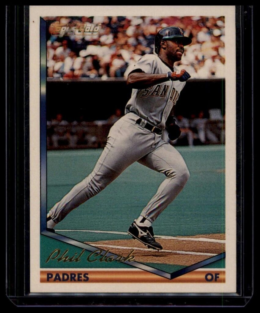 1994 Topps Gold Phil Clark #408 Padres OF