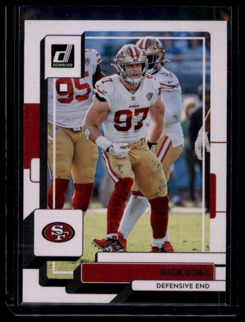 2022 Donruss Nick Bosa #27 Football San Francisco 49ers Defensive End