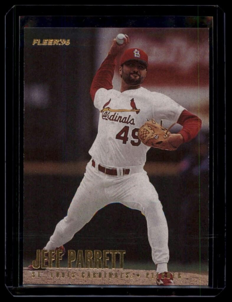 Jeff Parrett 1996 Fleer Update #U193 St. Louis Cardinals