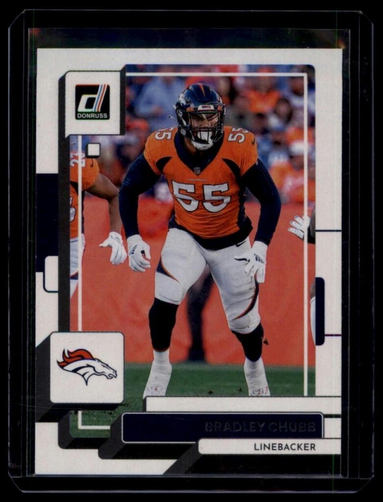 2022 Panini Donruss Bradley Chubb #268 Denver Broncos Linebacker