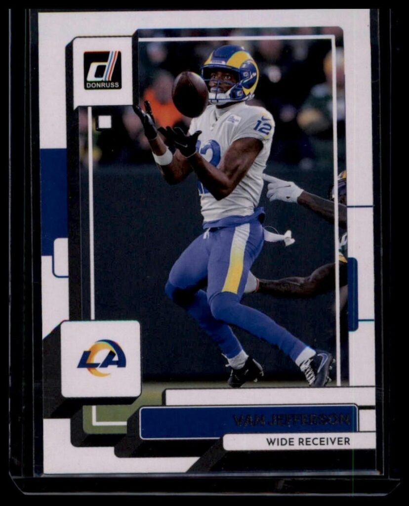 Van Jefferson 2022 Panini Donruss #13 Los Angeles Rams
