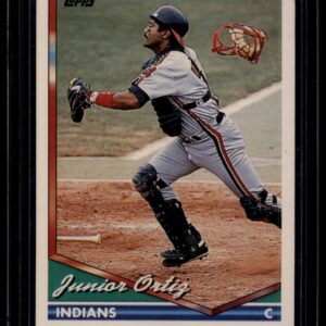 1994 Topps Junior Ortiz #423 Indians Catcher